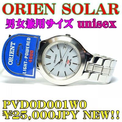 Photo1: ORIENT SOLAR WATCH Unisex