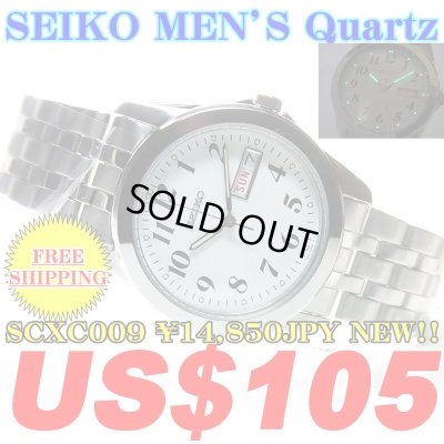 Photo1: SEIKO MEN'S Quartz WATCH SCXC009 ￥14,850JPY NEW!!