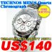 Photo1: TECHNOS MEN'S Chronograph QUARTZ WATCH TSM401SW ￥38,500JPY NEW!! (1)
