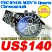 Photo1: 【FREE INTERNATIONAL SHIPPING】TECHNOS MEN'S Quartz Chronograph T4B73BN ￥55,000JPY NEW!! (1)