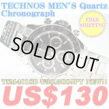 Photo: TECHNOS MEN'S QUARTZ Chronograph WATCH TSM401SB ￥38,500JPY NEW!!