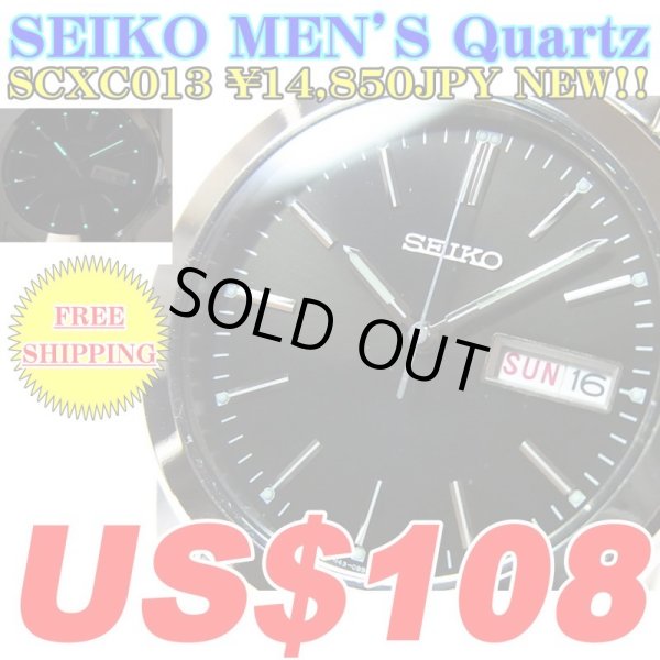 Photo1: SEIKO MEN'S Quartz WATCH SCXC013 ￥14,850JPY NEW!! (1)