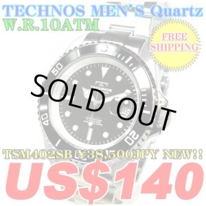 Photo: TECHNOS MEN'S QUARTZ WATCH TSM402SB ￥38,500JPY NEW!!