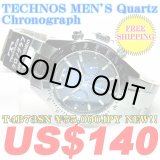 Photo: 【FREE INTERNATIONAL SHIPPING】TECHNOS MEN'S Quartz Chronograph T4B73SN ￥55,000JPY NEW!!